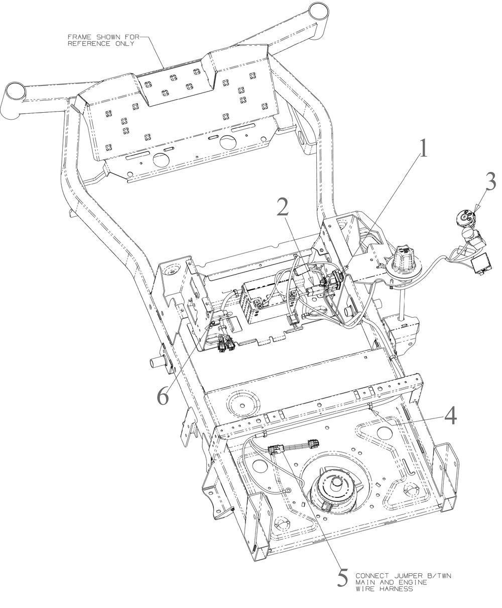 Electrical Diagram and Parts List for ZTX5-54KH (47ATAAA7010)(2023) Cub Cadet Lawn Tractor